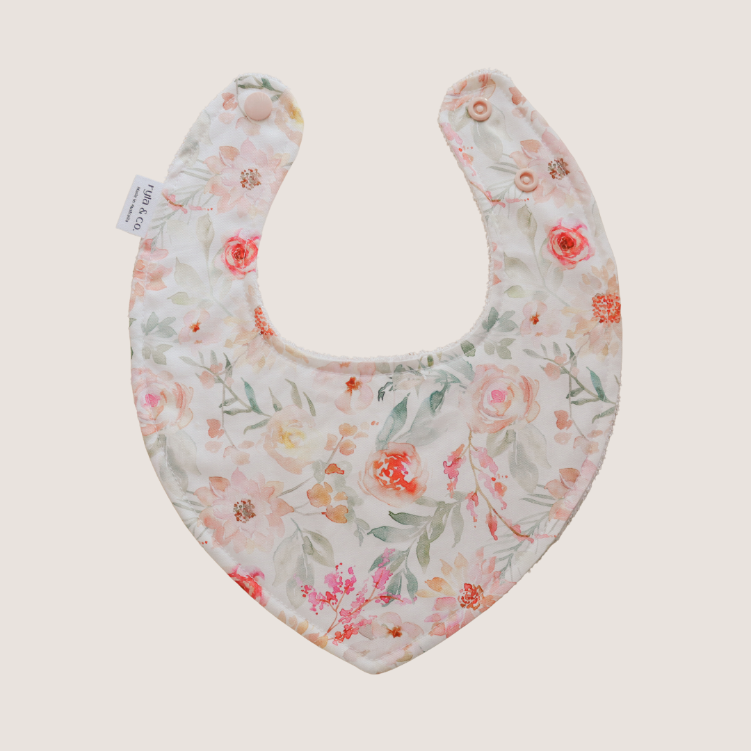 Dribble Bib Bamboo Cotton | Azalea