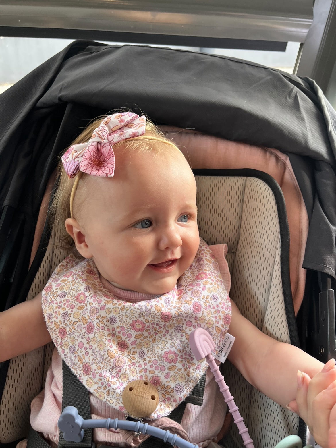 Dribble Bib Cotton Bamboo |Lila