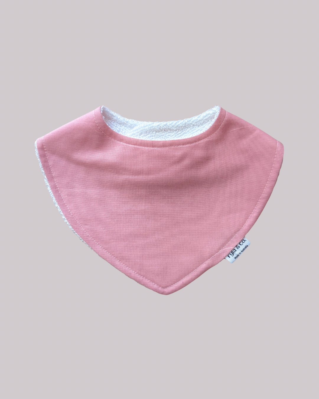 Dribble Bib Bamboo Cotton | Candy Pink