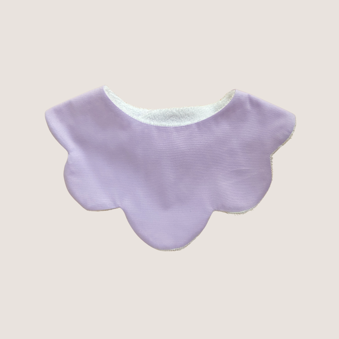 Scalloped Bib | Solid Colours (Assorted)