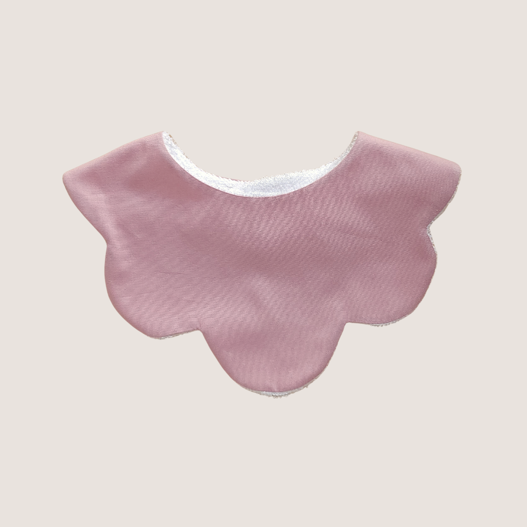 Scalloped Bib | Solid Colours (Assorted)