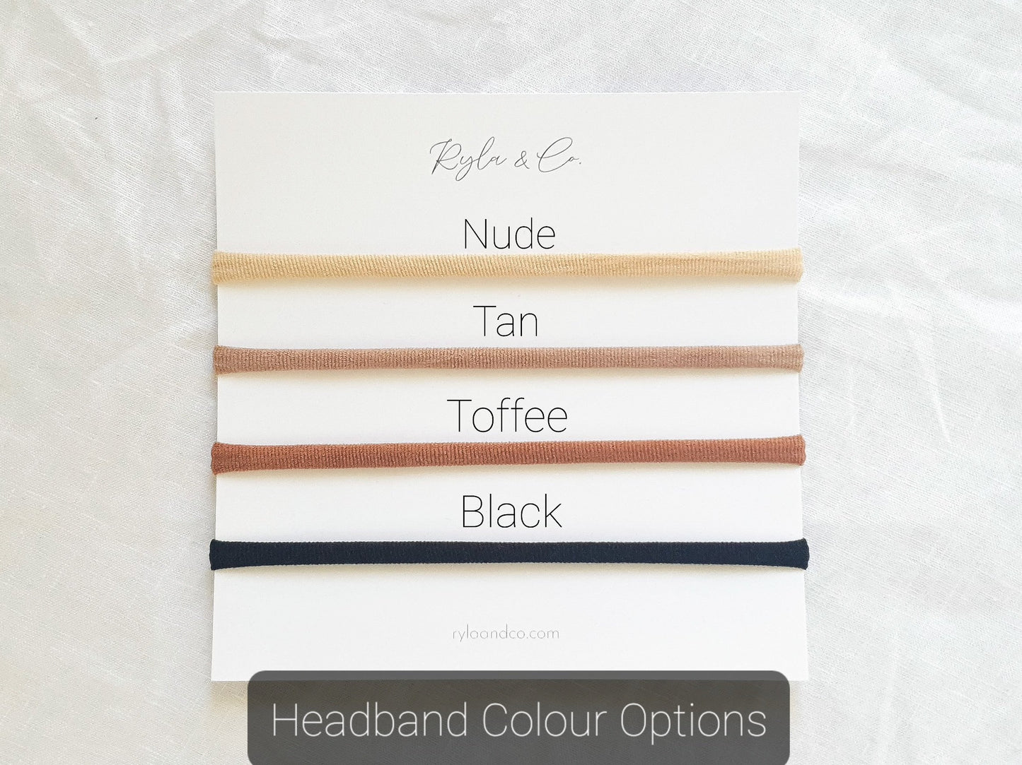 Personalised Classic Linen Bow | Dusty Purple