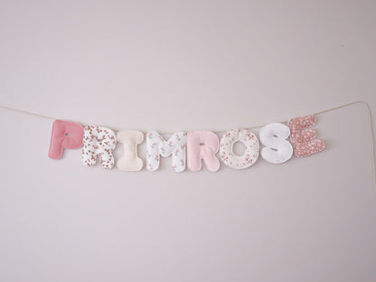 Custom Fabric Name/Letter Banner