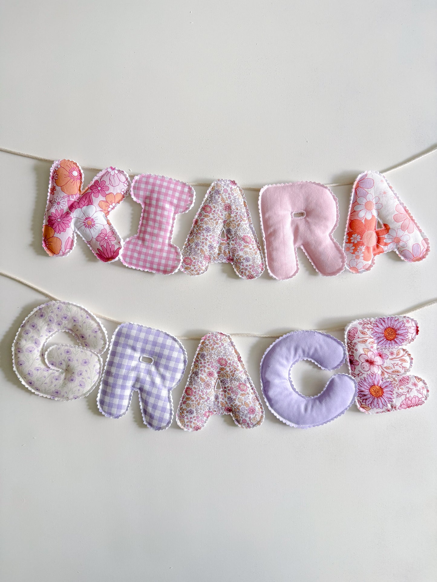 Custom Fabric Name/Letter Banner