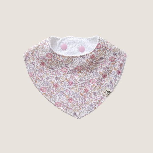 Dribble Bib Cotton Bamboo |Lila