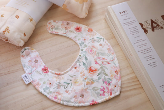 Dribble Bib Bamboo Cotton | Azalea