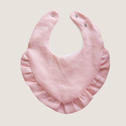 Ruffle Bib | Linen & Bamboo