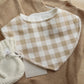 Dribble Bib Cotton Bamboo | Honey Gingham