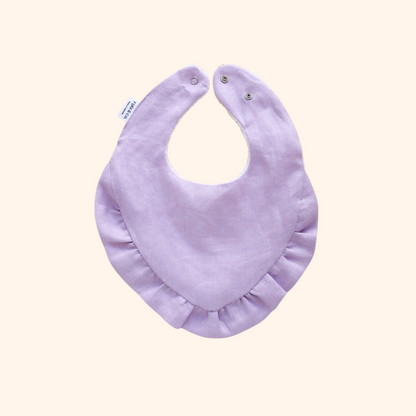 Ruffle Bib | Linen & Bamboo