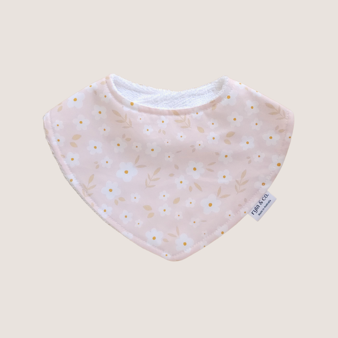 Dribble Bib Bamboo Cotton | Eloise (Pink)