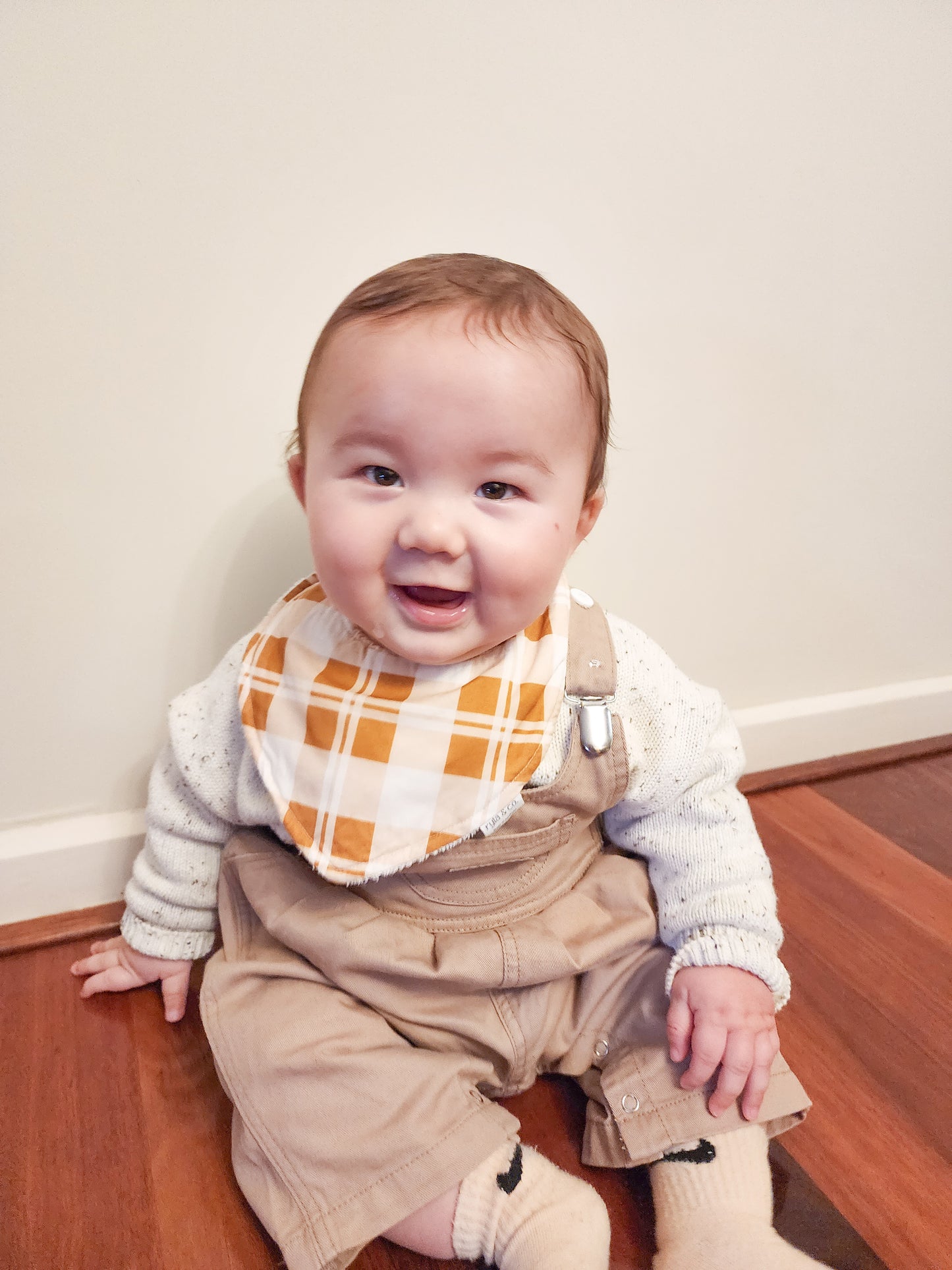 Dribble Bib Bamboo Cotton | River