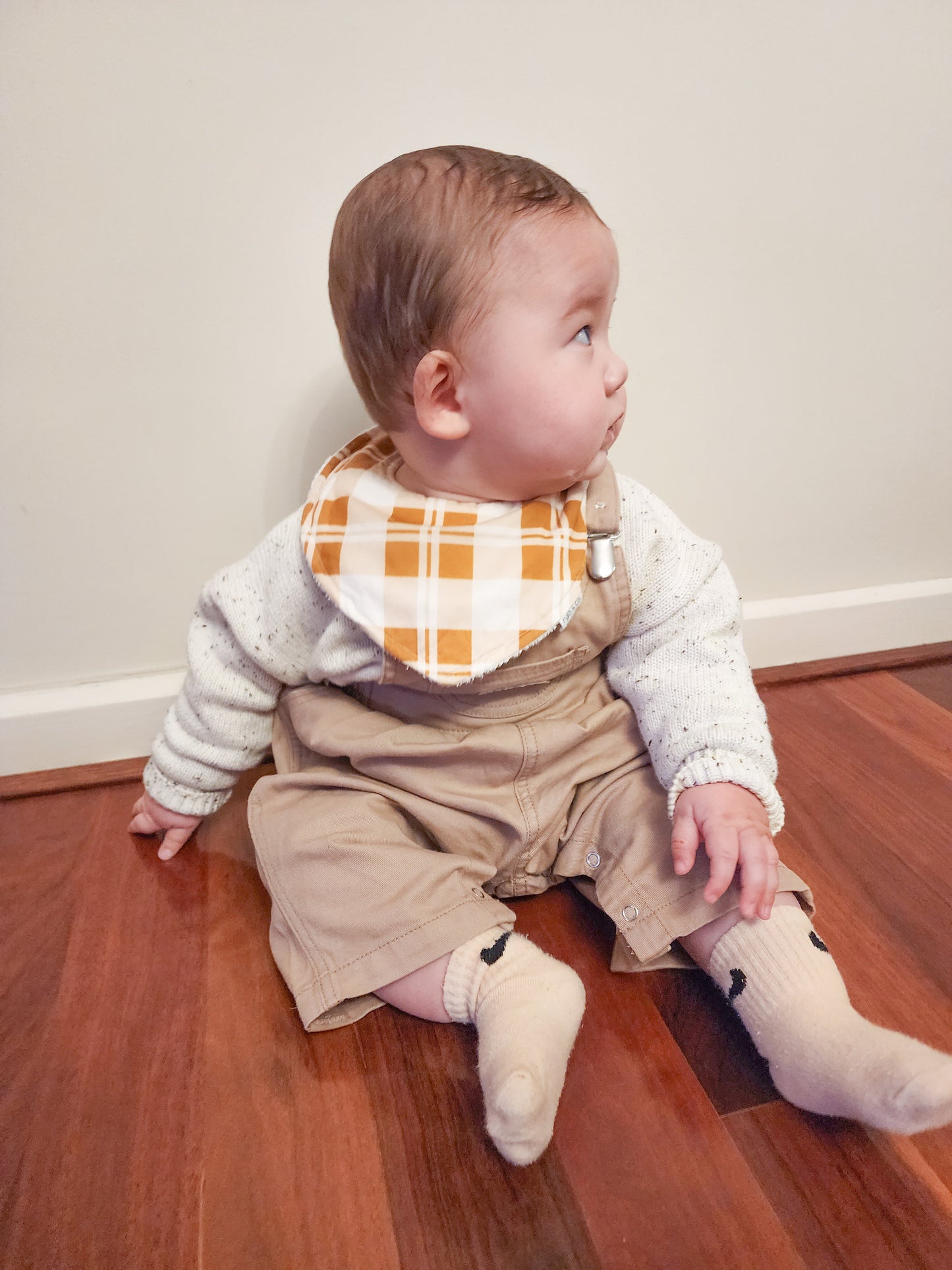 Dribble Bib Bamboo Cotton | River