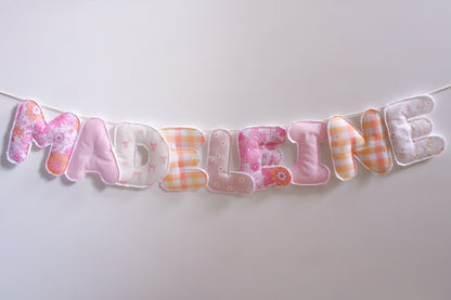 Custom Fabric Name/Letter Banner