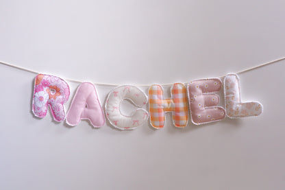 Custom Fabric Name/Letter Banner