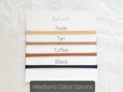 Personalised Classic Linen Bow | Lilac