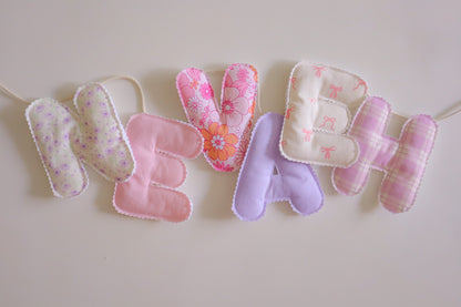 Custom Fabric Name/Letter Banner