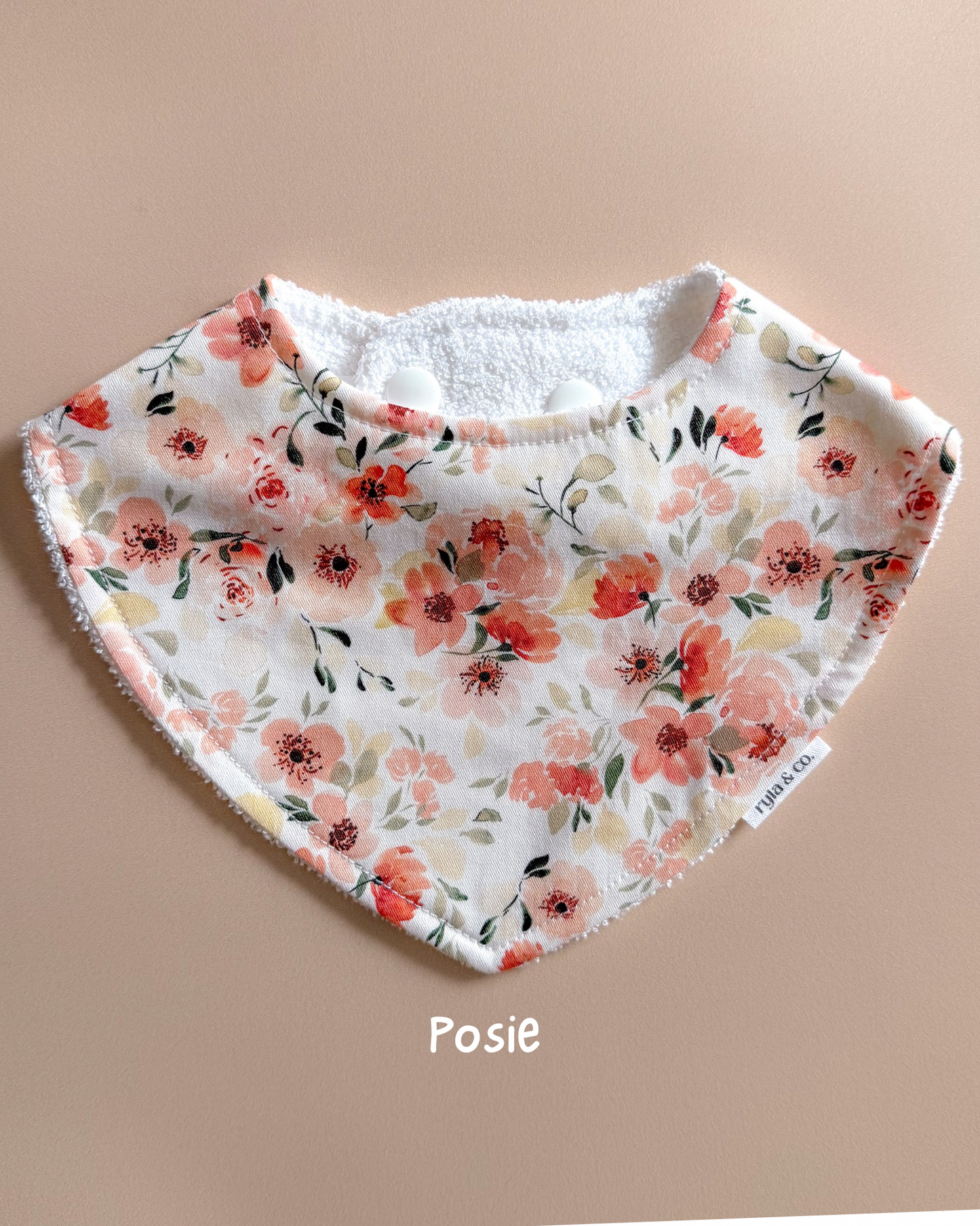Dribble Bib Bamboo Cotton | Posie