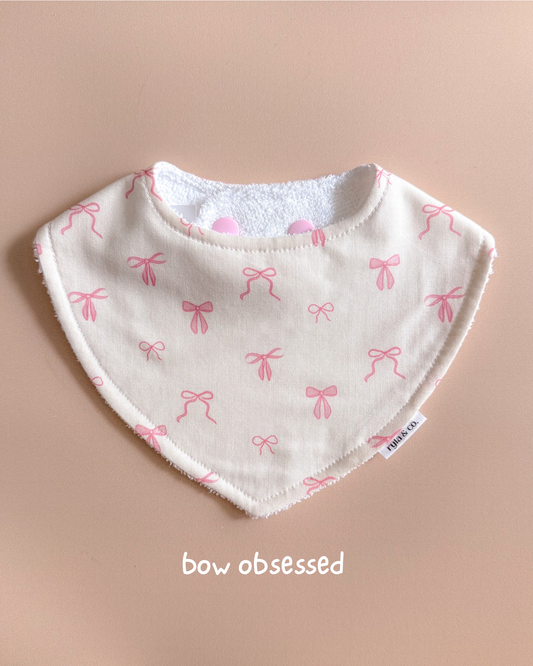 Dribble Bib Bamboo Cotton | Bow obsessed
