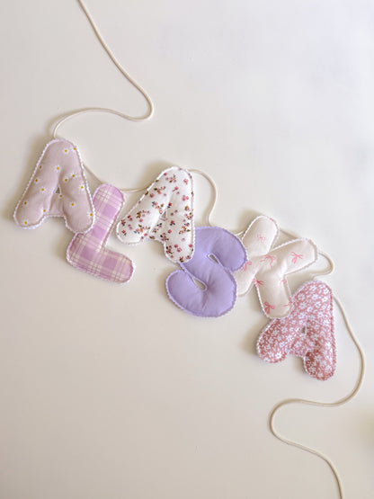Custom Fabric Name/Letter Banner