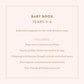 Mini Baby Book (Oatmeal)