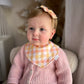 Dribble Bib Bamboo Cotton | Sunset Gingham