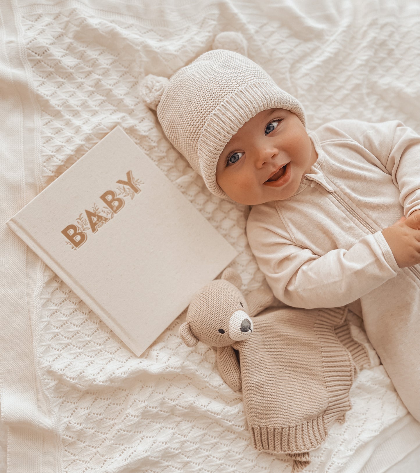 Mini Baby Book (Oatmeal)