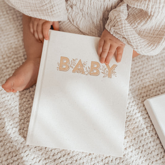 Mini Baby Book (Oatmeal)