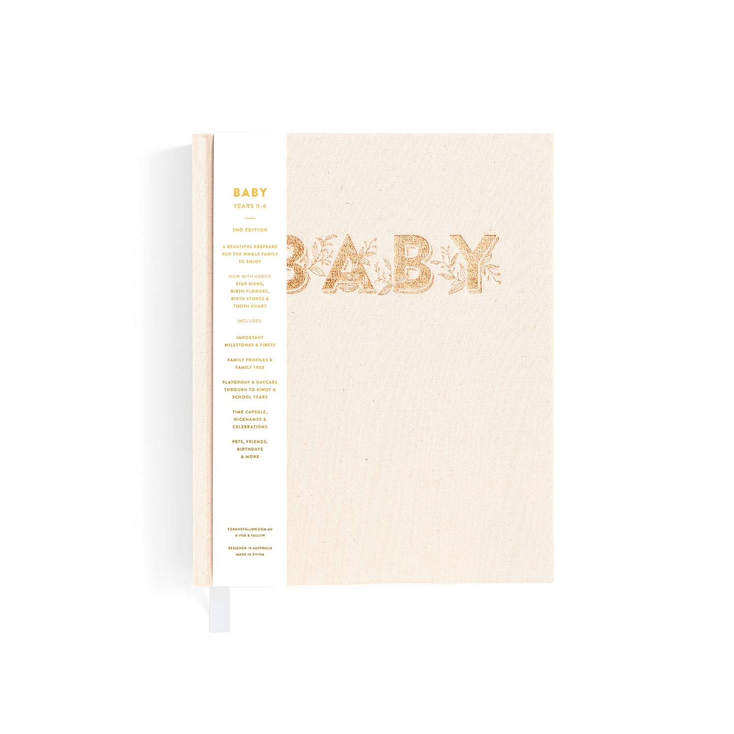 Mini Baby Book (Oatmeal)