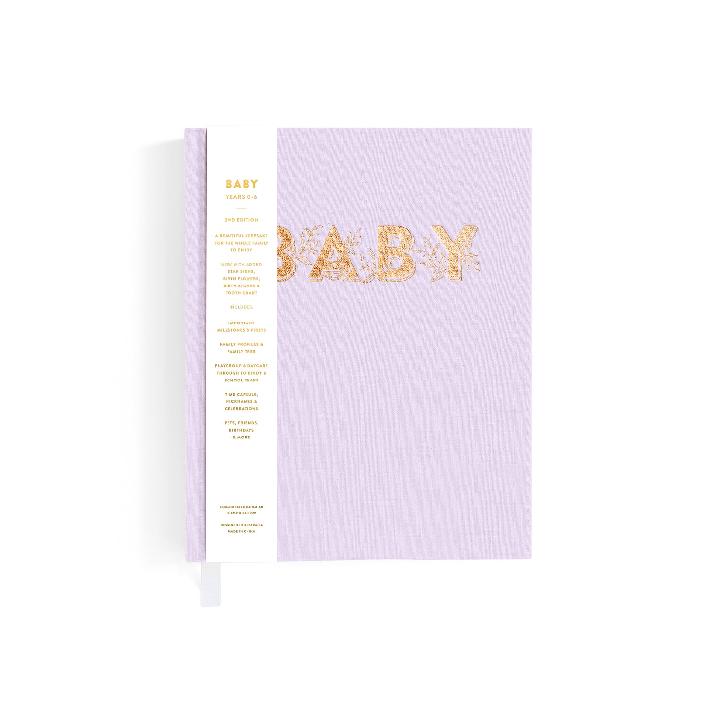 Mini Baby Book (Lilac)