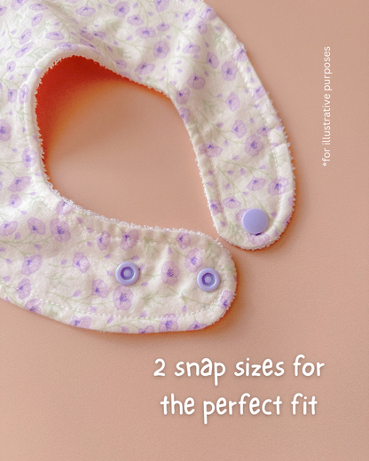 Dribble Bib Bamboo Cotton | Lavender Gingham