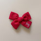 Glitter Edition Personalised Classic Bow (RED)