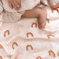 Rainbows Organic Muslin Wrap Swaddle