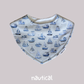 Dribble Bib Bamboo Cotton | Nautical