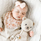 Dribble Bib Cotton Bamboo | Heather