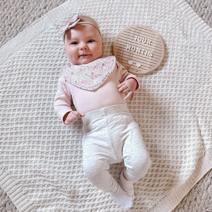 Dribble Bib Cotton Bamboo |Lila