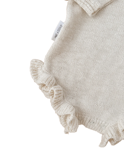 Bubble Romper | Coconut Frill (Size 1 left)