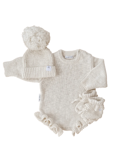 Bubble Romper | Coconut Frill (Size 1 left)