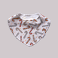 Dribble Bib Bamboo Cotton | Candy Cane