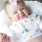 Dribble Bib Cotton Bamboo | Soft Rose