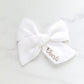 Personalised Large Linen Bow | Ivory