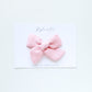 Personalised Classic Linen Bow | Peony