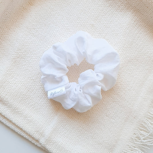 Linen Scrunchie | Ivory