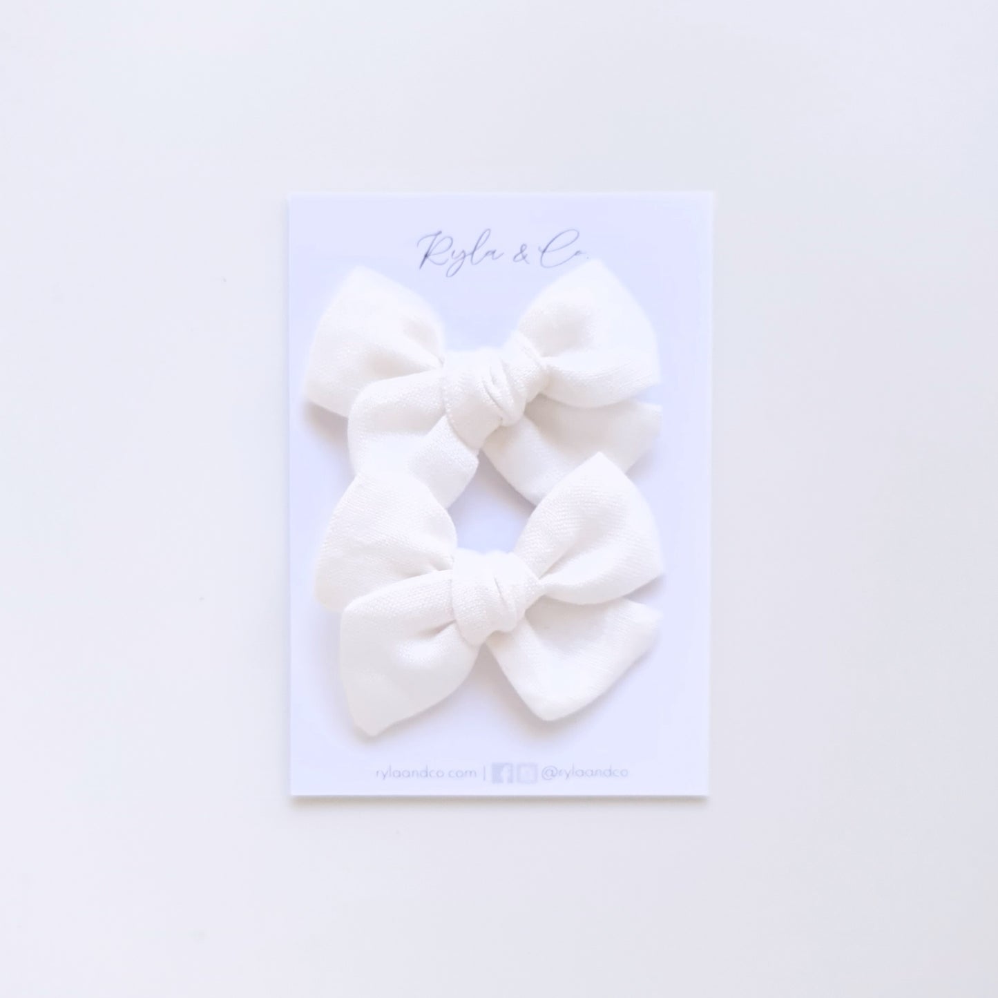 Piggy Tail Set | Ivory