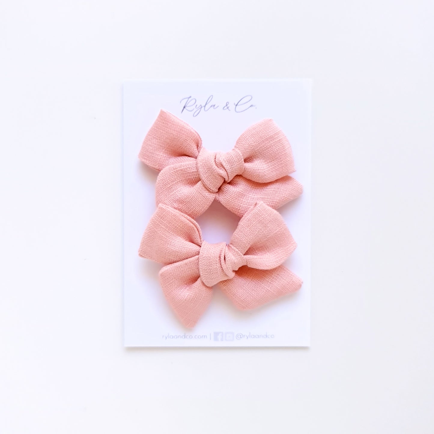 Piggy Tail Set | Peach