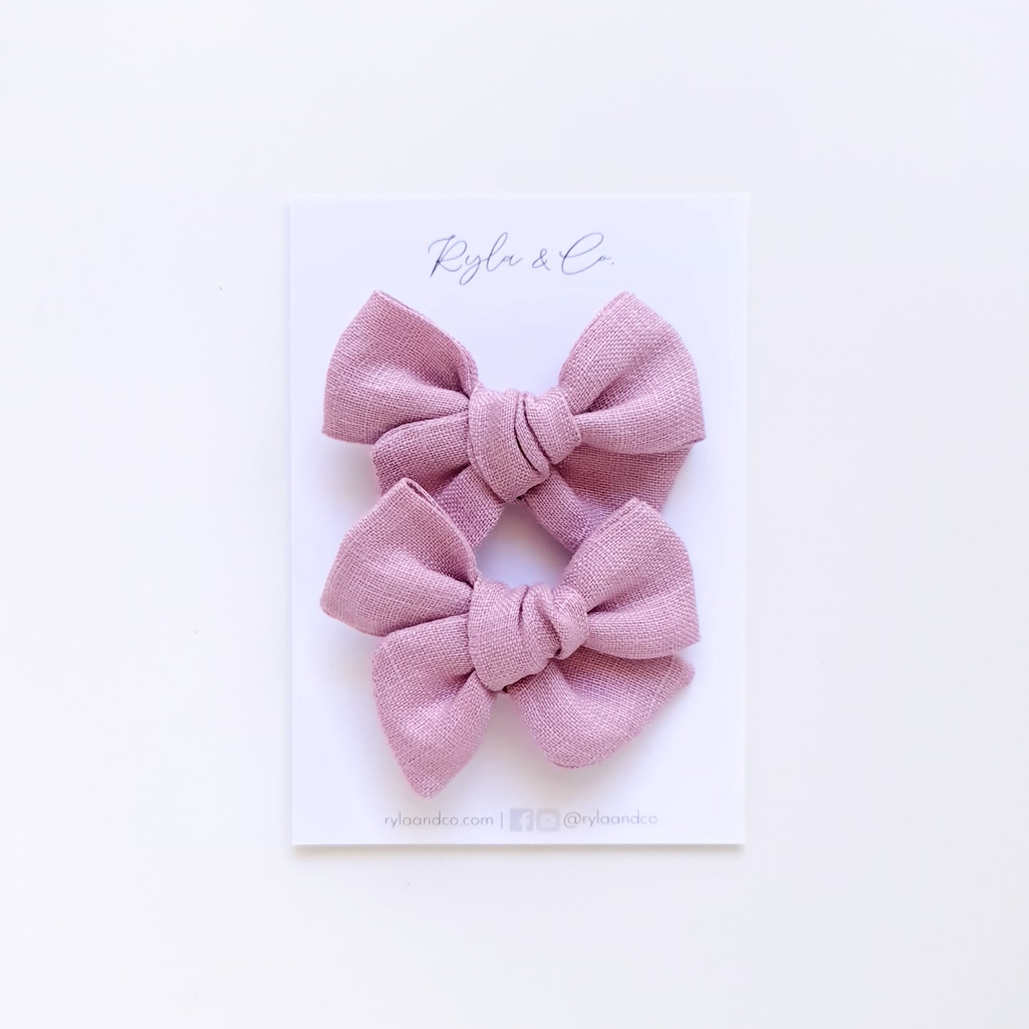 Piggy Tail Set | Rose Pink