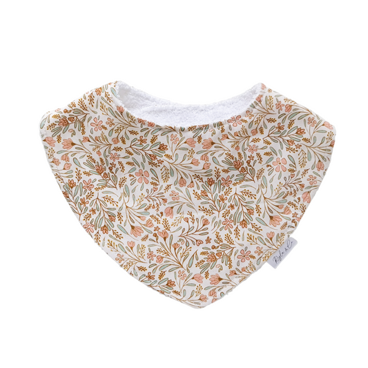 Dribble Bib Cotton Bamboo | Whimsy Floral