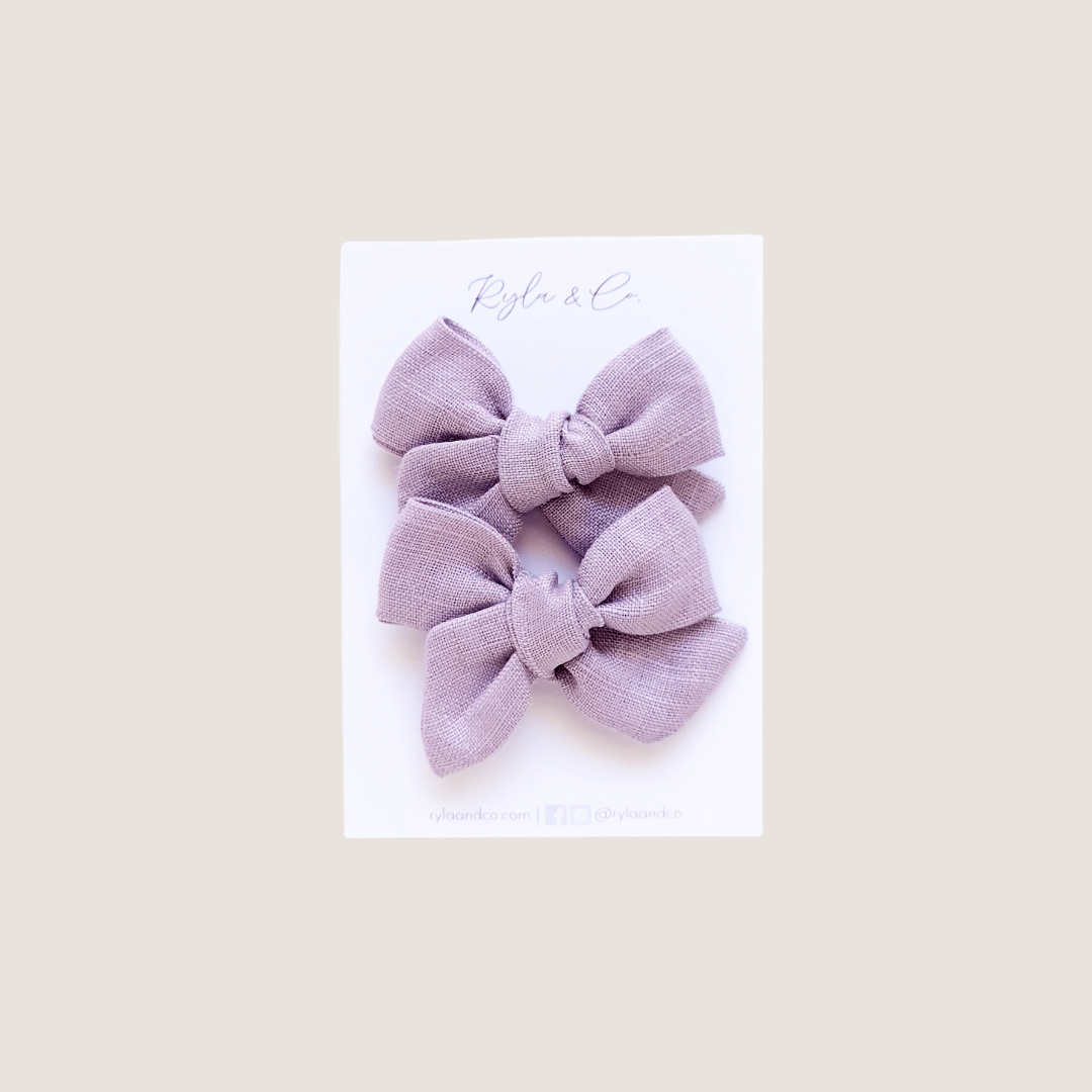 Piggy Tail Set | Dusty Purple