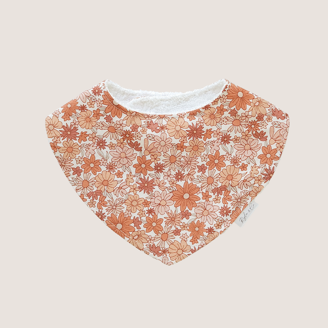 Dribble Bib Cotton Bamboo | Heather