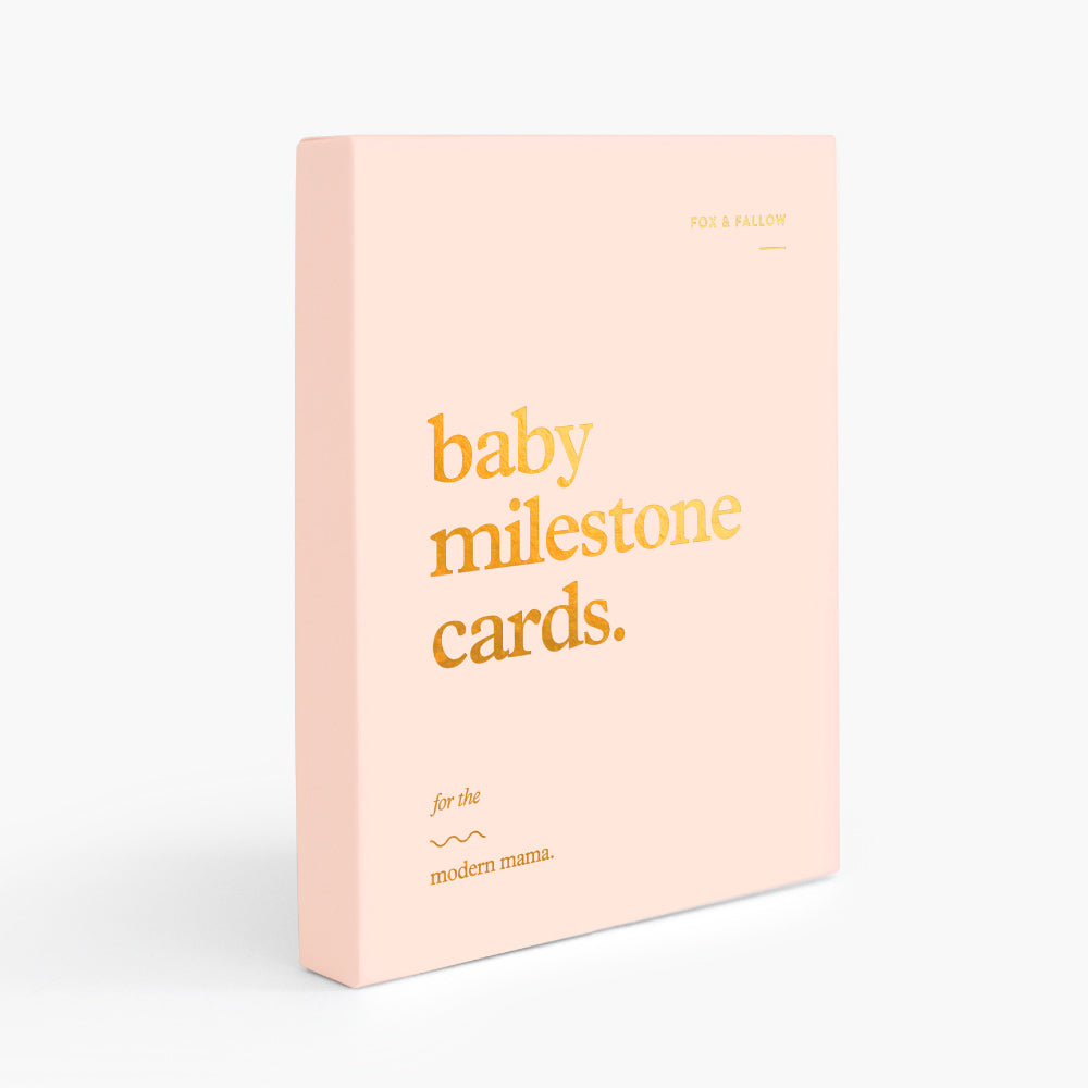 Baby Milestone Cards (Cream)